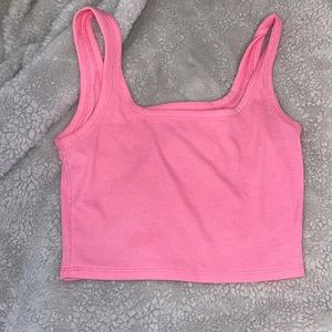 SHEIN pink crop top